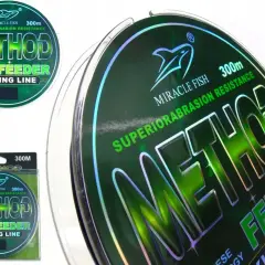 Jaka żyłka na spławik? Zestaw żyłek "Method Feeder" 300m, sinking line, odporna na przetarcia, japońska technologia.