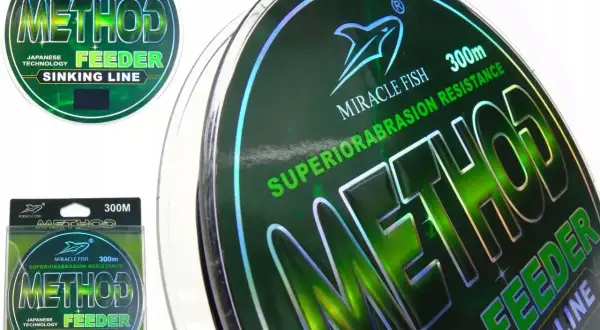 Jaka żyłka na spławik? Zestaw żyłek "Method Feeder" 300m, sinking line, odporna na przetarcia, japońska technologia.