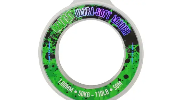 Nawijana na szpulę najmocniejsza żyłka przyponowa Madcat Ultra-Soft Leader, 1.00mm, 50kg, 110lb, 50m.